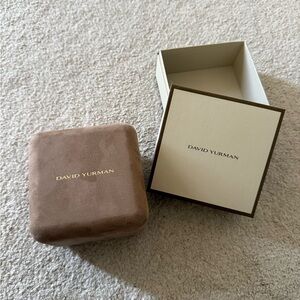 David Yurman Brown Suede Jewelry Box